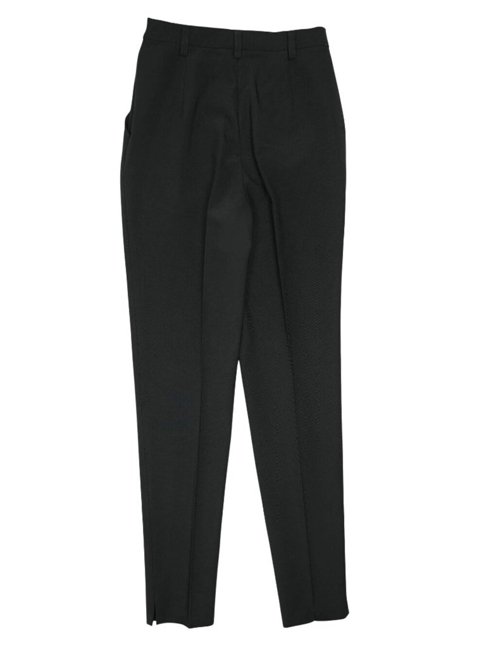 Prada Ankle Slit Trousers in Black - Picture 3 of 12